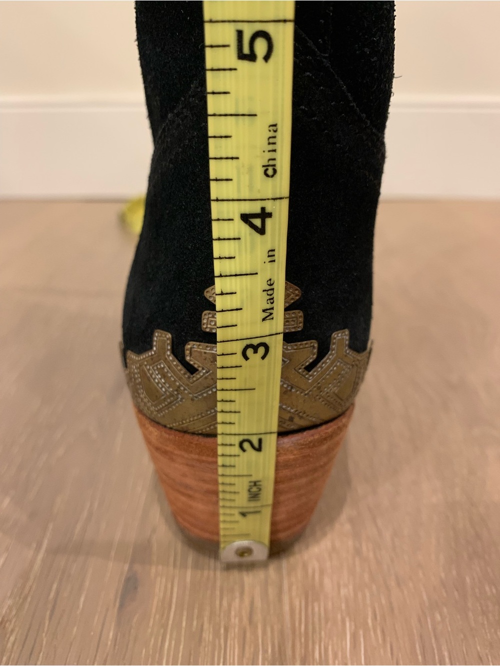 Cobra Society Western Boho Festival Boots Black Suede 38 - Picture 6 of 11